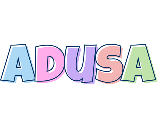 Adusa pastel logo