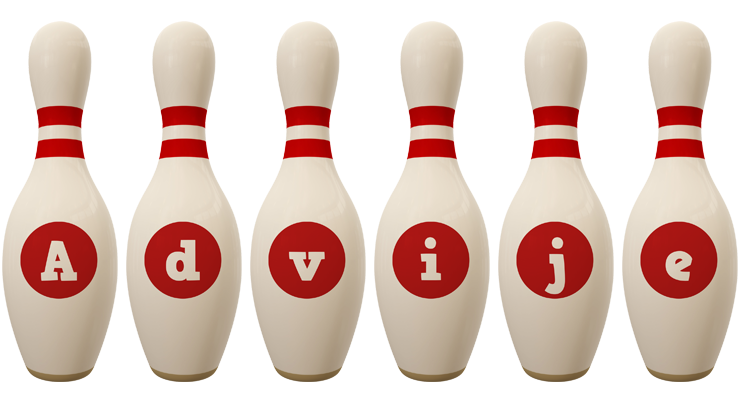 Advije bowling-pin logo