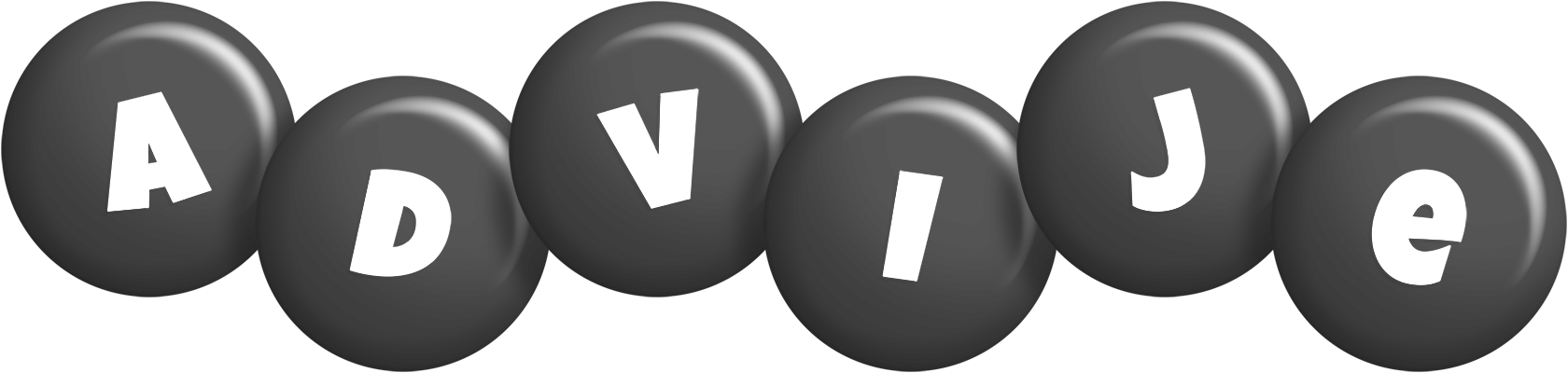 Advije candy-black logo