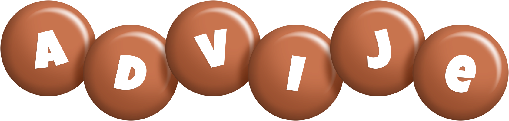 Advije candy-brown logo