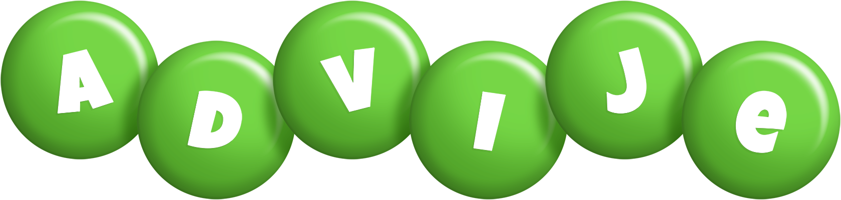 Advije candy-green logo
