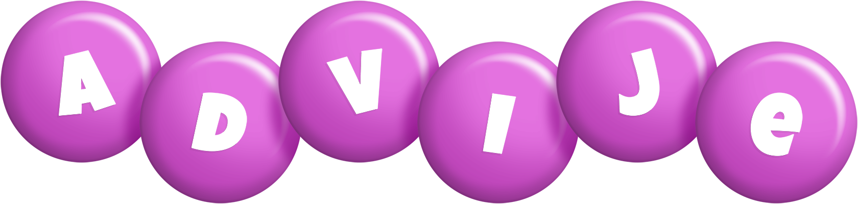 Advije candy-purple logo
