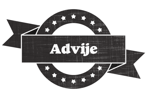 Advije grunge logo