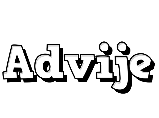 Advije snowing logo