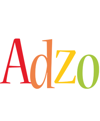 Adzo birthday logo