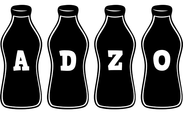 Adzo bottle logo
