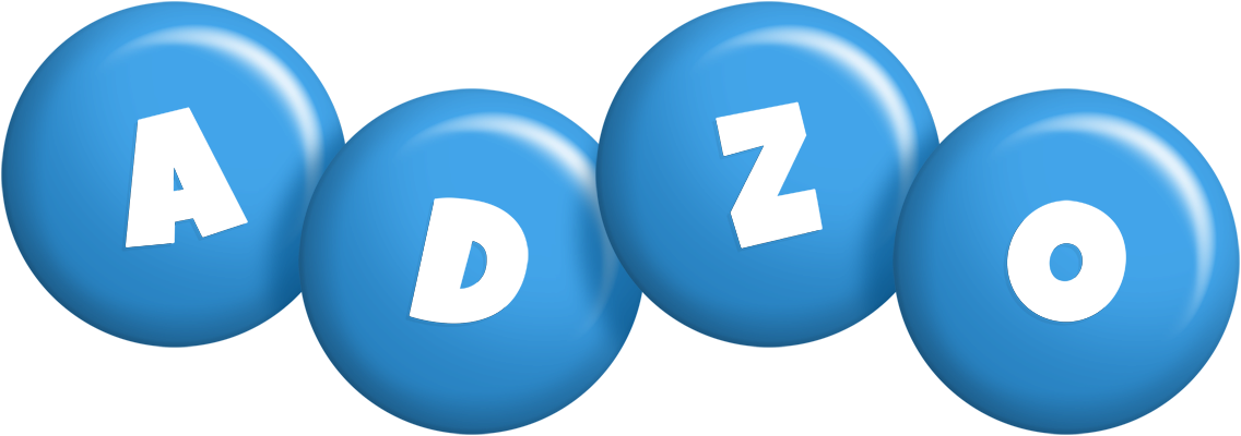 Adzo candy-blue logo