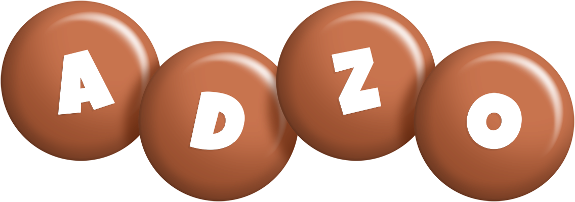 Adzo candy-brown logo