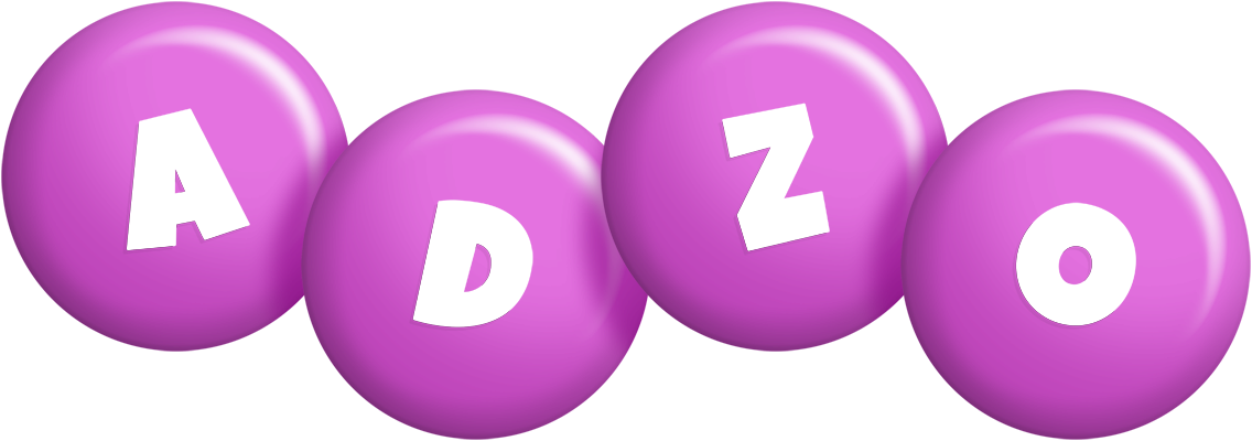 Adzo candy-purple logo