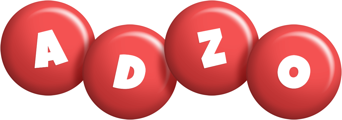Adzo candy-red logo