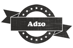 Adzo grunge logo