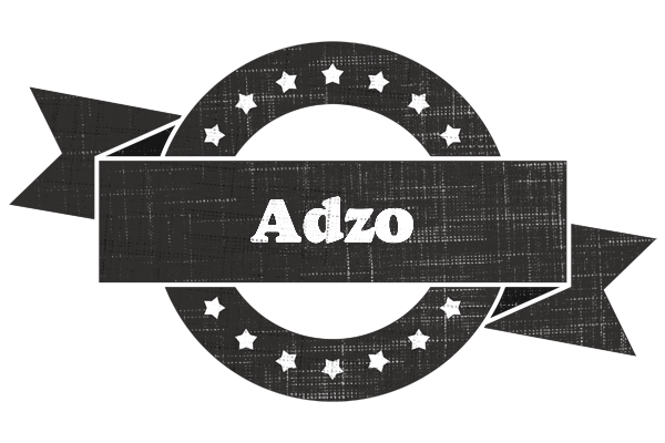 Adzo grunge logo