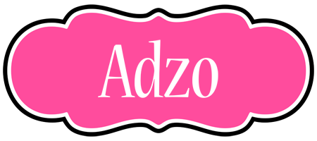 Adzo invitation logo