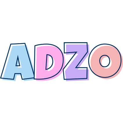 Adzo pastel logo