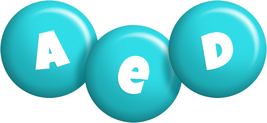 Aed candy-azur logo