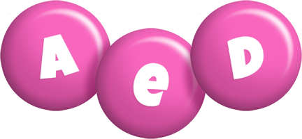 Aed candy-pink logo