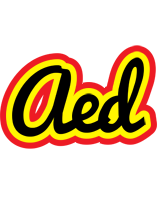 Aed flaming logo