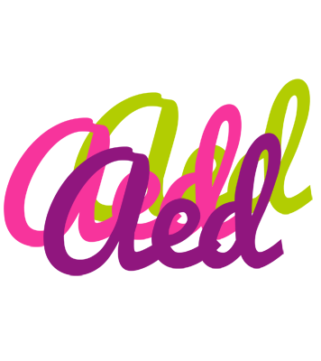 Aed flowers logo