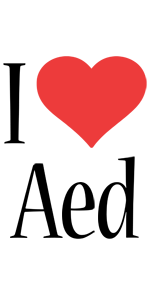 Aed i-love logo