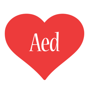 Aed love logo