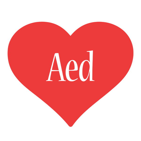 Aed love logo