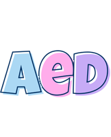 Aed pastel logo