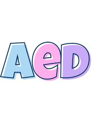 Aed pastel logo