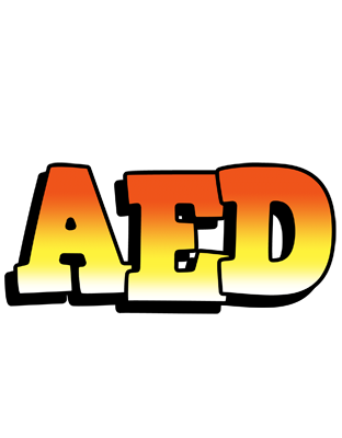 Aed sunset logo