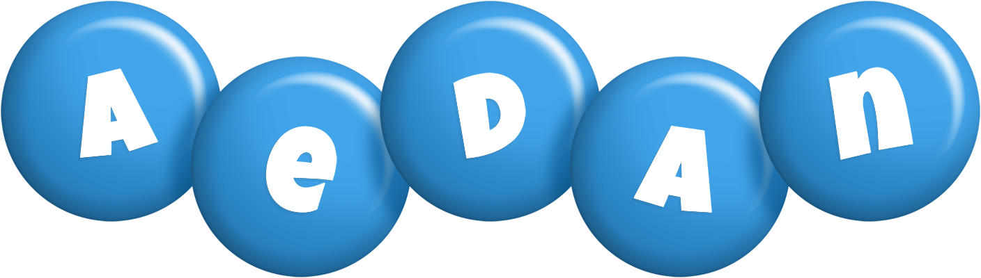 Aedan candy-blue logo