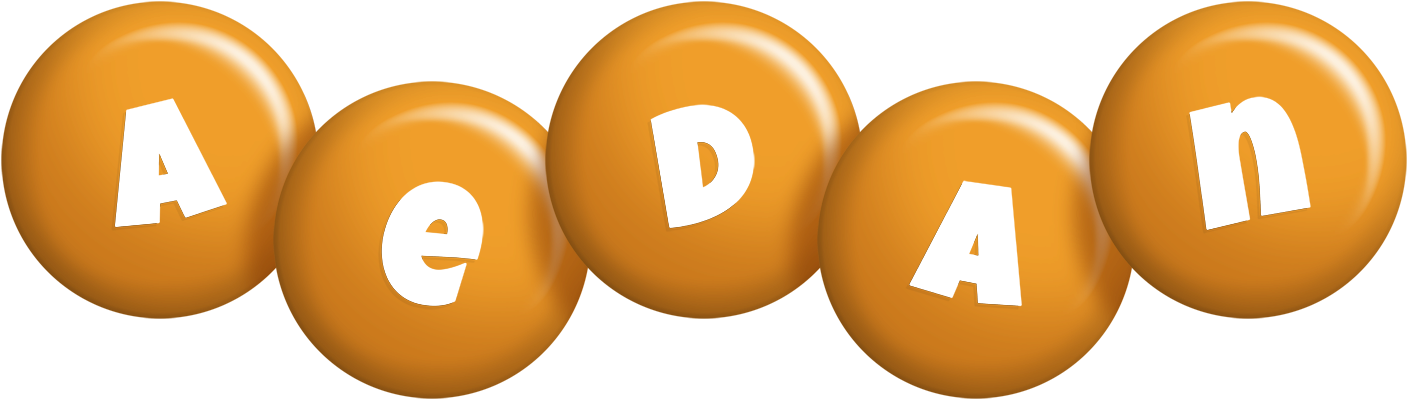 Aedan candy-orange logo