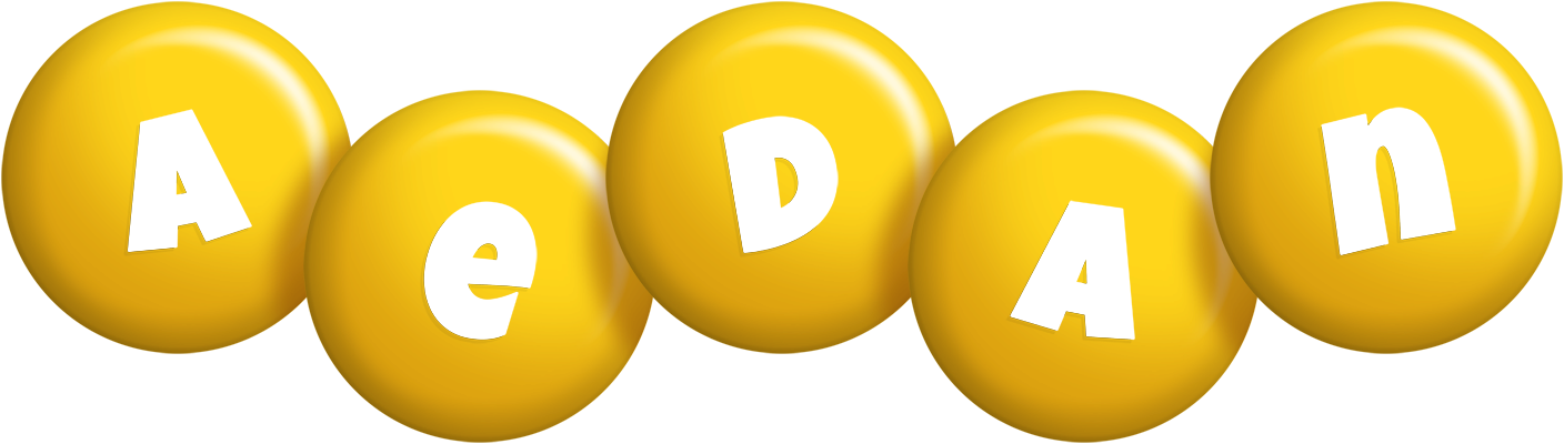 Aedan candy-yellow logo