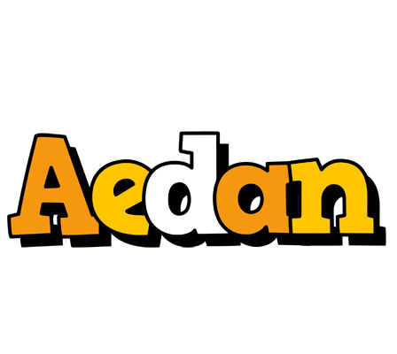 Aedan cartoon logo