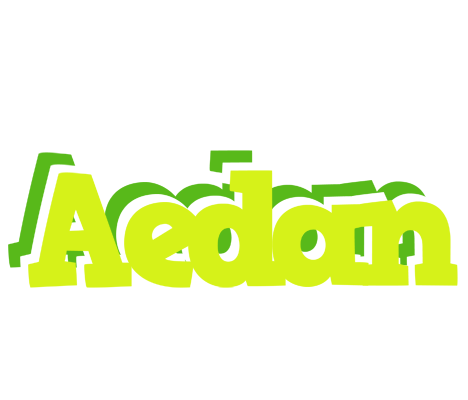 Aedan citrus logo