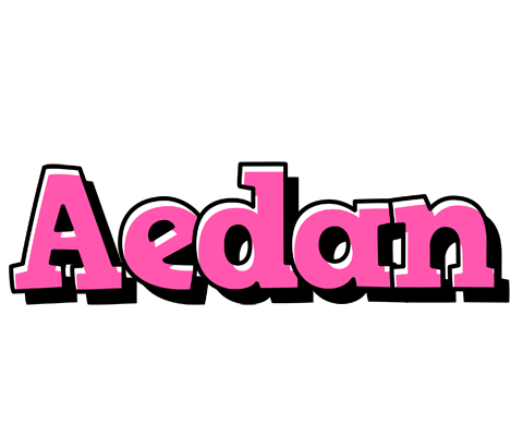 Aedan girlish logo