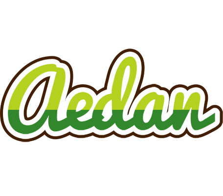 Aedan golfing logo