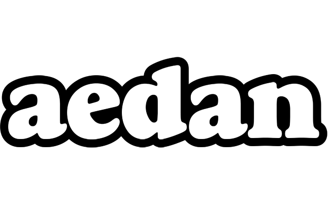 Aedan panda logo
