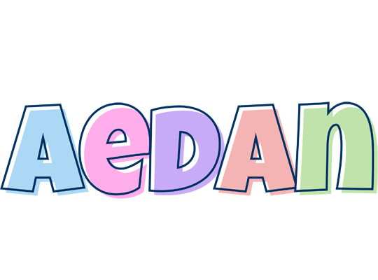 Aedan pastel logo