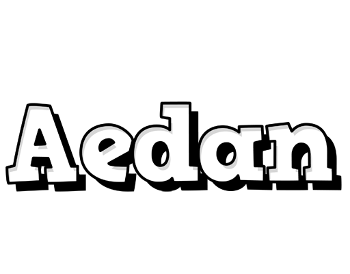 Aedan snowing logo