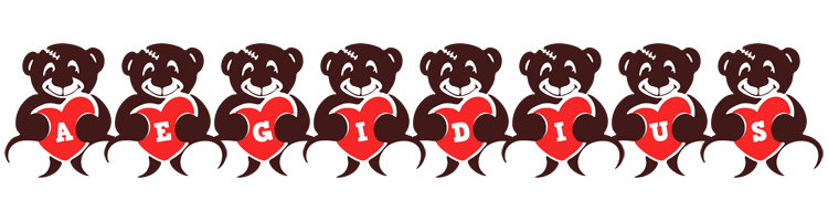 Aegidius bear logo