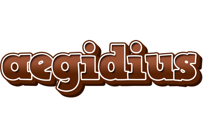 Aegidius brownie logo
