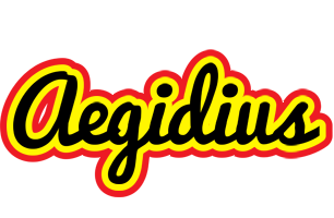 Aegidius flaming logo