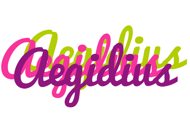 Aegidius flowers logo