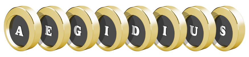 Aegidius gold logo