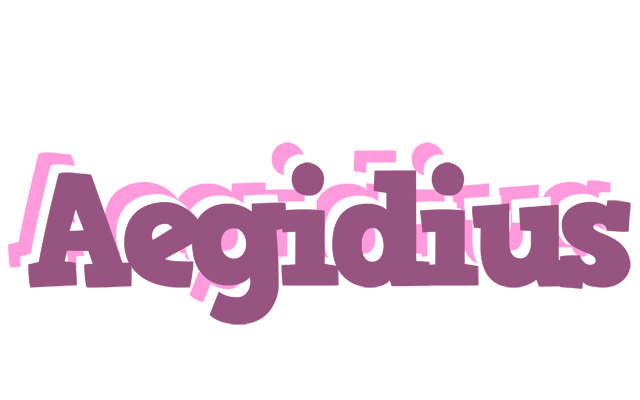 Aegidius relaxing logo