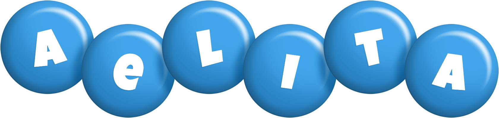 Aelita candy-blue logo