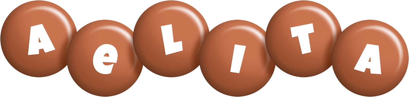 Aelita candy-brown logo