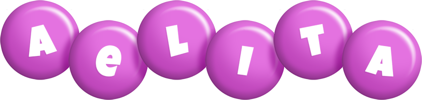 Aelita candy-purple logo