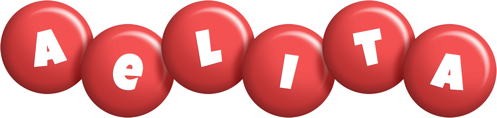 Aelita candy-red logo