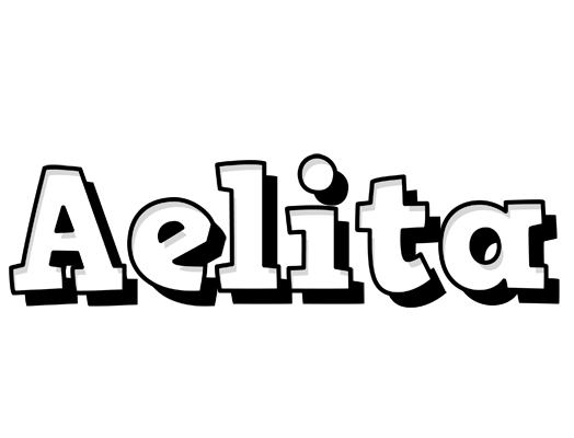 Aelita snowing logo
