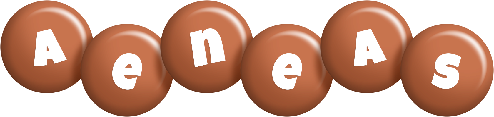 Aeneas candy-brown logo